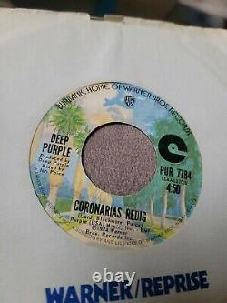 Deep Purple Into The Fire Rare Promo 45 RPM 1970 Smoke On The Water Woman Tokyo
