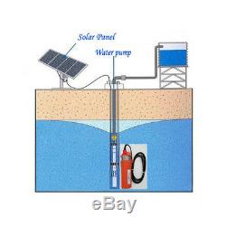 Ferme 24v DC Submersible Profonde Solaire Pompe De Puits D'eau Solaire Énergie Alternative Superbe