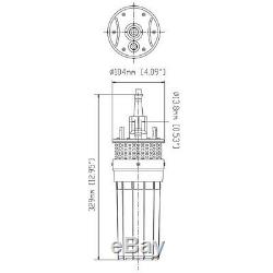 Ferme 24v DC Submersible Profonde Solaire Pompe De Puits D'eau Solaire Énergie Alternative Superbe