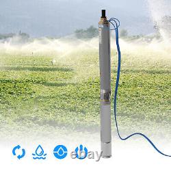 Nouvelle pompe immergée à vis de 1Hp pour puits profond en acier inoxydable 110V/60Hz