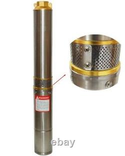 Pompe À Eau Submersible De Puits Profond 110v Avec Câble Long De Livraison De 59 Pieds