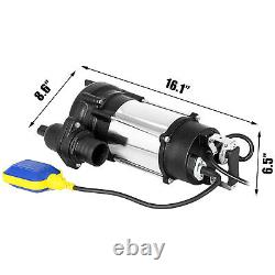 Pompe À Eaux Usées Submersible Vd-750f 1 HP 6340 Gph Pompe À Eau De Puits Profonds Robuste