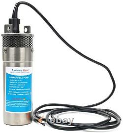 Pompe à eau de puits profond submersible 12V CC 3.2 GPM 4 10A / Alternative