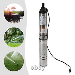 Pompe à eau de puits profond submersible en acier inoxydable 110V 0.5HP 157ft 16GPM