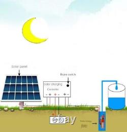 Pompe à eau solaire domestique de haute qualité pour puits profonds à plongée DC 12V / 24V