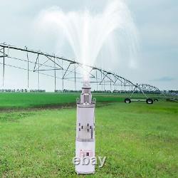 Pompe à eau solaire numérique submersible pour puits profonds d'irrigation sous vide 12V 180W.