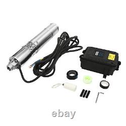 Pompe à eau solaire submersible DC Deep Bore Well 24V 210W avec kit de contrôleur MPPT