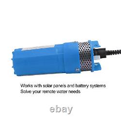 Pompe à eau submersible solaire NEY (Bleue) 230ft de levage 6.5L Pompe à eau de puits profond