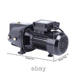 Pompe à jet de puits profond de 550W avec interrupteur de pression Pompe d'irrigation 3420 tours par minute 110V