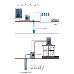 Pompe de puits profond submersible à vis à courant continu solaire