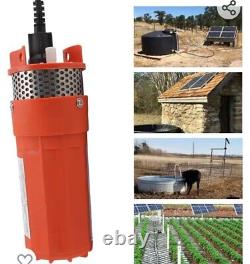 Pompe de puits solaire submersible profonde 24V pour ferme ranch pour l'arrosage l'irrigation GRATUIT