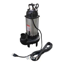 Pompe submersible de puits profond en acier inoxydable, pour usage industriel et irrigation