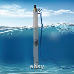 Pompe submersible en acier inoxydable de 0,75 HP, 16 GPM, 295 ft pour puits profonds