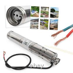 Solar Powered Water Pump Submersible Deep Well Stainless Industry Tool Kit Nouveau