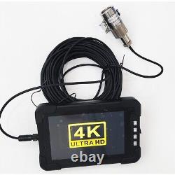 Système de caméra sous-marine pour puits d'eau profonde 30M 4K 7'' WIFI IP68 Borescope de pêche